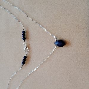 Lapis and sterling necklace